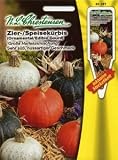 Eigenschaften Chrestensen  / Zier-/Speisekürbis Große Harlekin-Mischung (Port. inkl. Stecke.)