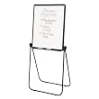 Ultima Presentation Dry Erase Easel, Melamine, 27 x 34, White, Black Frame