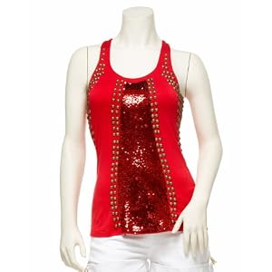 Buy 2b Sunburst Sequin Tank by bebe