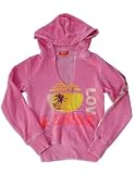 Butter - Girls Super Soft Long Sleeve Pullover Love And Shine Hooded Sweatshirt, Acid Pink