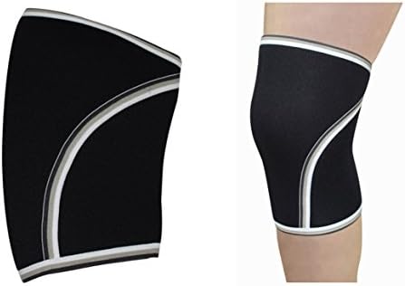 Neoprene Knee Support Brace and Compression Sleeve, for Best Squats, Crossfit, Running, Basketball, Jumping, Weightlifting, Powerlifting, Acl, Knee Pain, Protection for Women and Men (Large)