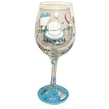 MAKE A WISH GOBLETS - MAKE A WISH GLASS GOBLETS, MARTINI TIME COLLECTION (SET OF 2)