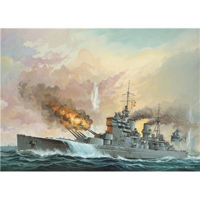 Revell Modellbausatz 05016 - H.M.S. King George V im Mastab 1:570
