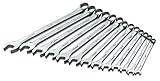 SK 86127 Superkrome 13 Piece 6 Point 7-Millimeter to 19-Millimeter Long Pattern Combination Wrench S