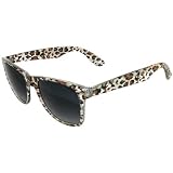 Wayfarer Style Sunglasses with Gold Overprint