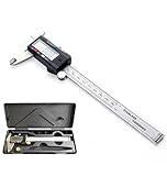 ステンレス鋼製デジタルノギス デジタルメーター付き 外径、内径、深さ 0.01mm～150.00mm精密測定可能 専用ハードケース付き