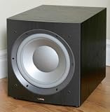 Infinity SW-12 BK 12-Inch, 500-Watt Powered Subwoofer, Black Finish