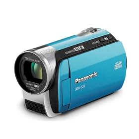 Panasonic SDR-S26 SD Camcorder (Blue) by Panasonic