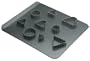Kaiser Bakeware ExtraordinAire Insulated Cookie Sheet with 9 Fluted Cookie Cutters