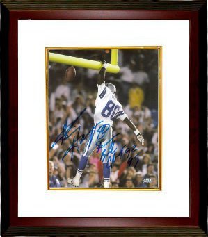 Alvin Harper signed Dallas Cowboys 8x10 Photo Custom Framed Super Bowl Champs 92 93