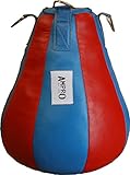 Ampro Leather MKII Large Maize Bag - Blue/Red