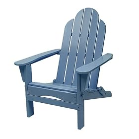 Nantucket Folding Adirondack Chair - Newport Blue by