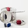 CoolTops Silicone Pot Holder for All Clad cookware, Cobalt