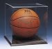 Sporting Goods : Wood Finish Basketball Display Case