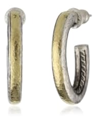 GURHAN "Galahad" Silver with High Karat Gold Accents Earrings