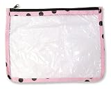 Trend Lab 104508 Clear PVC Pouch with Binding in Maya Print