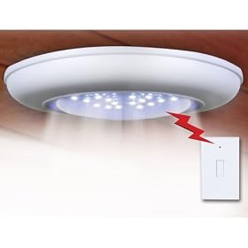 Cordless Ceiling Wall Light With Remote Control Light Switch by Jobar