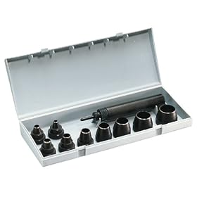 General Tools S1274 Professional 10 Piece Gasket Punch Set by General Tools