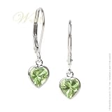 WILLOW GOLD: *PERIDOT HEART FLIP EARRINGS*