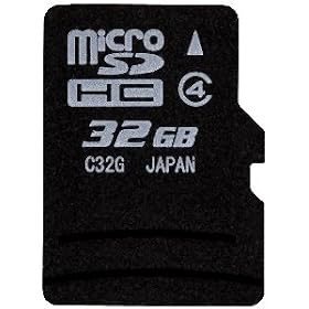 ���� ���{�� microSDHC 32GB class4 �o���N�i�i�O���Ȃ��j�A�_�v�^�[�Ȃ��i�~�j�P�[�X�E�o�d�ܓ��j