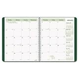 Brownline 2011 EcoLogix Monthly Planner, 14 months (Dec-Jan), Twin-Wire, Green, 11 x 8.5  Inches (CB435W.GRN)
