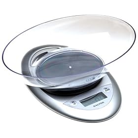 Salter 5100 Electronic Kitchen Scale Silver Graphite