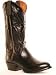 Lucchese 2000 Black Lone Star Calf Western Boot