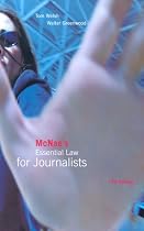 McNae's Essential Law for Journalists