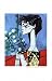 Art Poster Print - Portrait Of Jacqueline Roque With Flower - Artist: Pablo Picasso - Poster Size: 13 X 20 inches