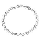 charms VINANI Herz Armband Für Charm Anhänger Silber 925 BCH