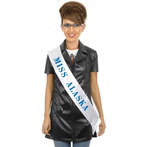 Sarah Palin Sash And Glasses Halloween Costume Kit