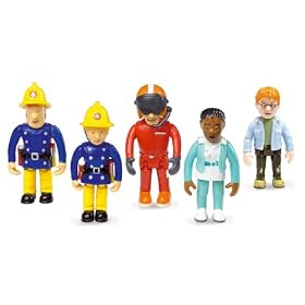 Fireman Sam - Set of 5 Articulated Figures