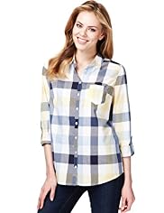 Pure Cotton Gingham Checked Shirt