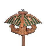 Eigenschaften Avalon 3225 PAGODE L / Avalon 3225 PAGODE L Holz-Vogelfutterhaus 47x47cm mit Deko-Vogel