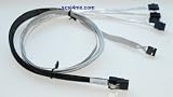 Cables to Go 10240 0.5m SAS 29-pin to 2 Serial ATA/4-pin Power Cable (Red)