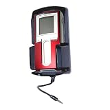 BLACK ALL-IN-ONE Wireless FM Transmitter, Car Charger / DC adapter, and Secure Mounting Holder / Cradle For Select SANDISK Digital Audio MP3 Player models ***Bonus USB Cable included to power Bluetooth and other devices through built-in USB Port