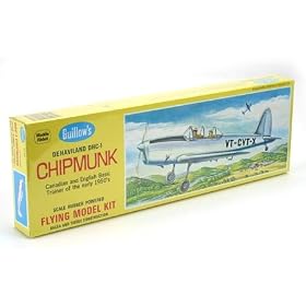 Guillows DeHavilland Chipmunk Model Kit from Toy RC Airplanes