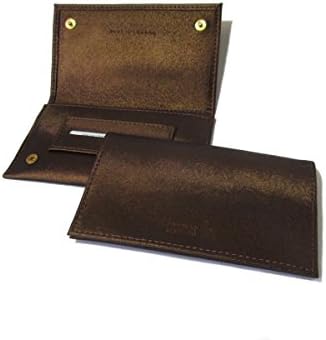 Thomas Nox Luxury Hand Rolling Tobacco Pouch - Brown - Handmade in London