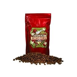 Hawaii Roasters 100% Kona Coffee, Medium Roast, Whole Bean, 16-Ounce Bag