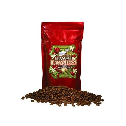 Award Winning Farm-Roasted 100% Kona Coffee, Whole Bean, Medium Roast 1 Lb