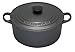 Le Creuset Cast Iron Round Casserole, Granite, 22 cm