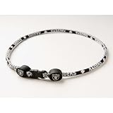 Oakland Raiders Titanium Core Sport Necklace - 21 Inch
