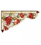 23W X 13H Bed Of Roses Left Corner Bracket Windows