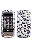 Color Leopard Print Protector Hard Case for LG Neon 2 / II (GW370) AT&T