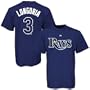 Evan Longoria Rays Adult Player T-Shirt (XXL)