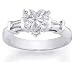 1.27Ct. 14K. White Gold Certified Heart Shape Diamond Engagement Ring