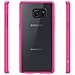 Note 7 Case, LK [Air Hybrid] Ultra Slim Shockproof [Crystal Clear] Back Protective Case + TPU Bumper Cover for Samsung Galaxy Note 7 (Hot Pink)
