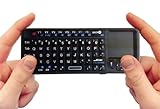 FAVI Entertainment Wireless Keyboard (Built-in TouchPad/Laser Pointer) - Black