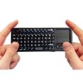 Rii 2.4GHz Mini Wireless(USB) Keyboard with Touchpad & Laser Pointer -Black