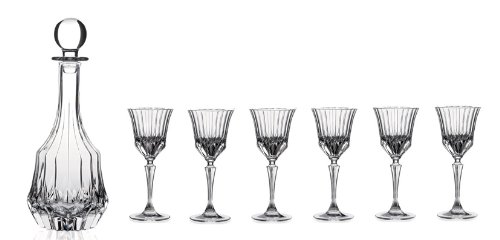 RCR Crystal Adagio Collection 7-Piece Liquor Set